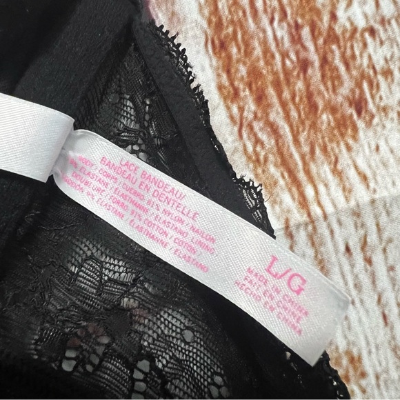 PINK Victoria’s Secret lace bandeau size Large - Picture 8 of 10